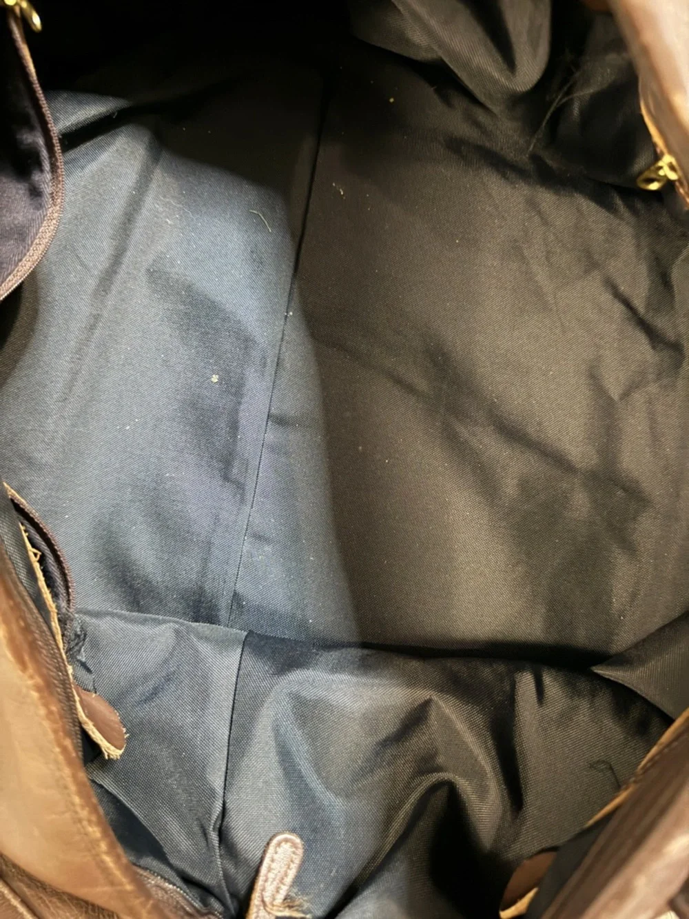 Coach Men's Brown Leather Duffel Bag - Picture 11 of 16